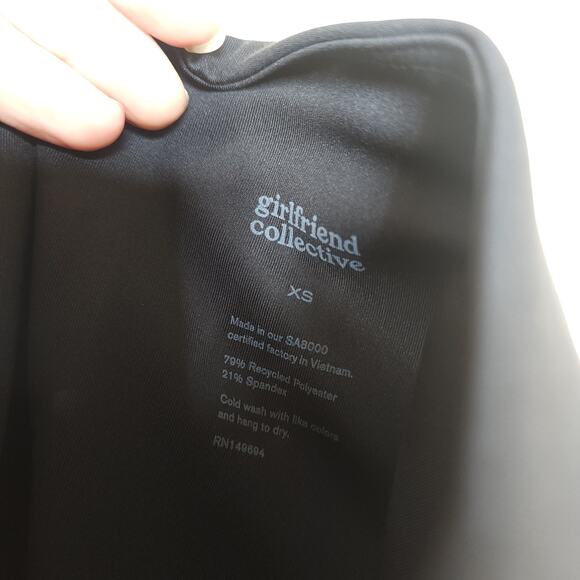 Girlfriend Collective Compressive High-Rise Legging in Black Size XS - Picture 6 of 7